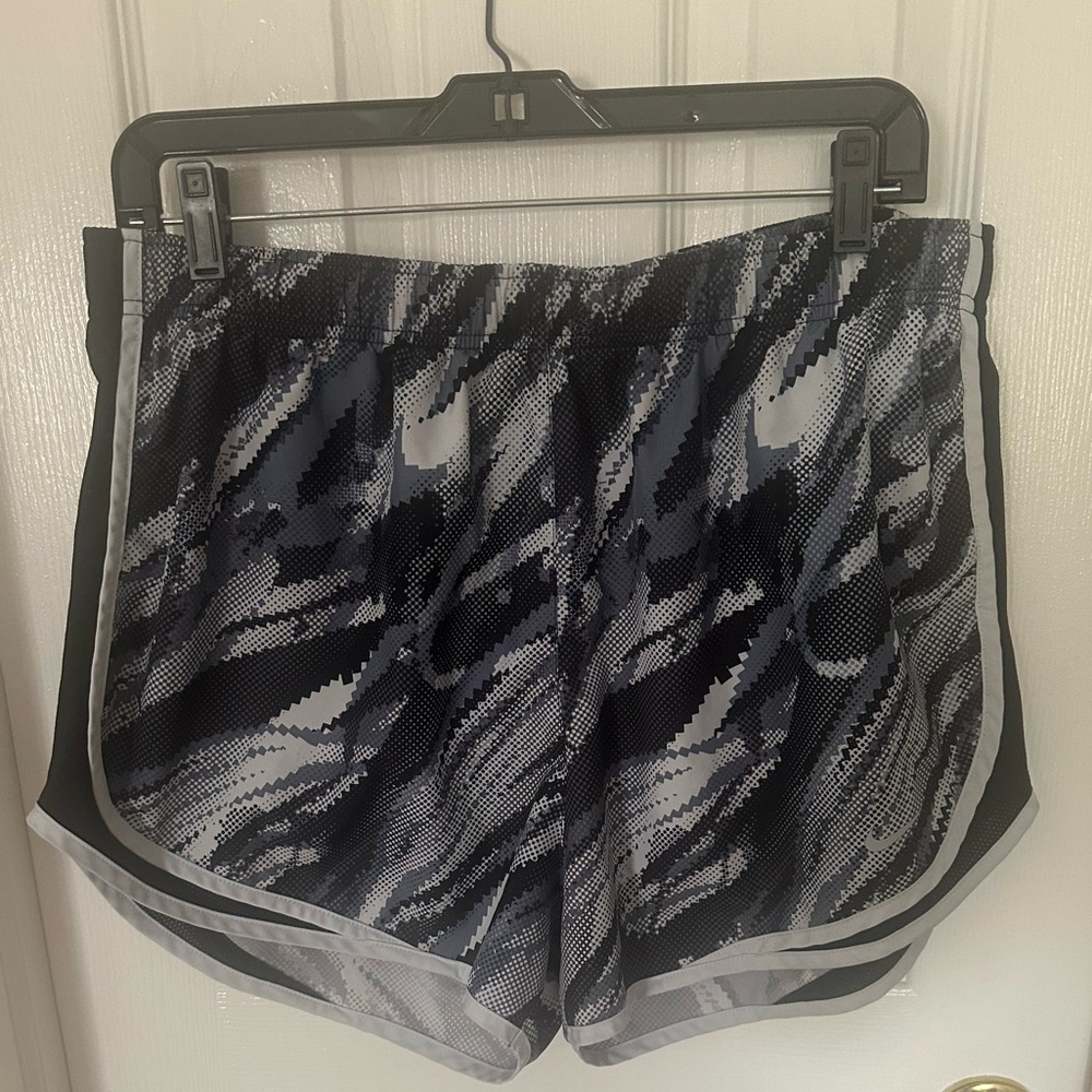 Nike Black and Gray Athletic Shorts